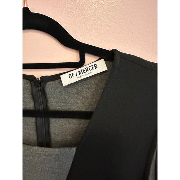 Of Mercer Black Gray Contrast Fit and Flare Tank Dress XL - Picture 9 of 14